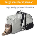 Cat Backpack，Expandable Cat Carrier Backpack, Dog Backpack Carrier and Pet - Image 2