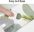 Dog Food Mats for Floors, Absorbent Dog Bowl Mat for Food and Water Dispenser - Image 7