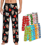 Custom Pajamas Pants Plaid Personalized Funny PJ Pant Design by YourCustomGiftsChoice