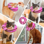 Cat Cone Collar Soft, Adjustable Cat Recovery Collars to Stop Licking, Cute - Image 7