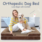 Orthopedic Dog Bed for Large Medium Sized, Washable Memory Foam Large Dog Bed - Image 6