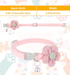 2Pcs Girl Cat Collars, Adjustable Design - Image 2