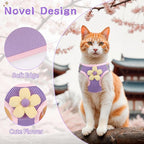 Cat Harness and Leash Set for Walking Escape Proof, Adjustable Kitten Harness - Image 2