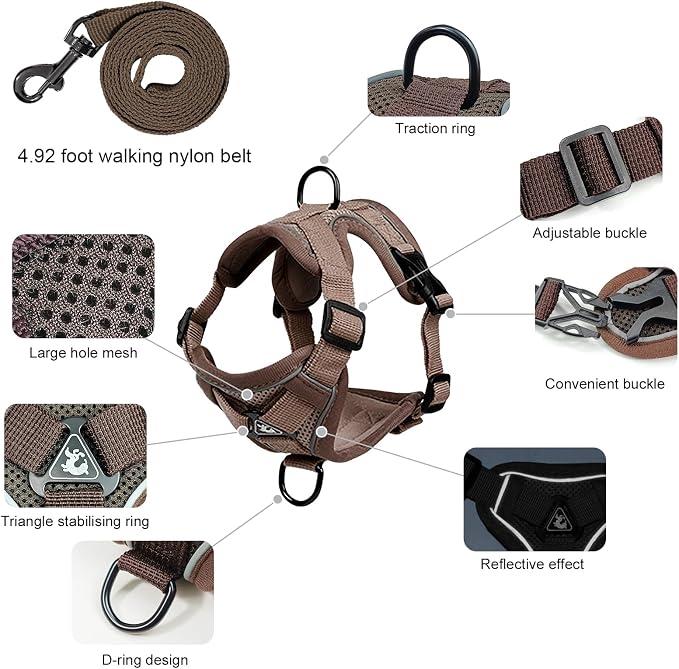 Large Cat Harness and Leash Set - Image 2