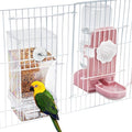 No Mess Bird Feeder Water Dispenser Set, Parakeet Cage Accessories, Bird Feeder by lemtrflo