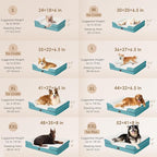 EHEYCIGA Orthopedic Dog Bed for Small Dogs, Waterproof Memory Foam Small Dog - Image 2