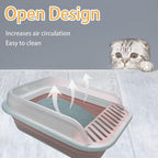 Low Entry Kitten Litter Box, Collapsible Cat Litter Box, Open Small Cat - Image 6