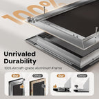Dog Door All Aluminum Medium, Doggy Doggie Cat Door, Heavy Duty Pet Door - Image 3