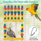 Bird Toys, Parrot Chew Swing Toy - Image 4