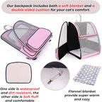 Lollimeow Cat Backpack Carrier, Airline Approved, Safe - Image 3