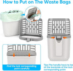 MYPIN Cat Litter Scooper with Holder, Upgraded Cat Litter Shovel with Bags - Image 4