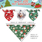 Christmas Dog Bandanas Santa Claus Dogs Scarf - Image 2