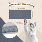 Eunice Cat Scratching Mat, Self-Adhesive Cat Scratch Carpet, Trimmable - Image 2