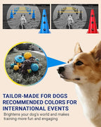 Dog Agility Course Backyard Set, Dog Agility Hurdle Cone Set - Image 4
