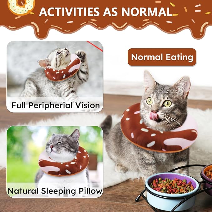 Cat Cone Collar Soft, Cat Recovery Collars - Image 4