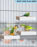 KATUMO Bird Toys, 7.8 Inch Paper Parakeet Shredding Chewing Toys Parrot Perch - Image 4
