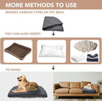 Dog Bed Cover Waterproof Replacement Machine Washable Covers - Image 5