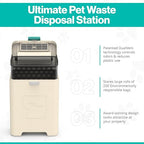 PawPail Pet Waste Station with Activated Carbon Filter and DualVent Odor Control - Image 5