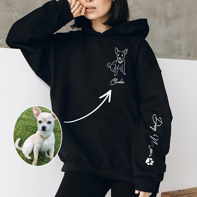 CHIARA CONTI11 Custom Dog Hoodie, Custom Pet Gifts, Custom Dog Shirt, Custom - Image 2