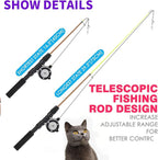 Retractable Cat Teaser Wand Toy, Cat Toys - Image 4