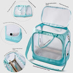 Parrot go Out Portable Bird Bag Oxford Cloth Clear pet cage Foldable pet Go Out - Image 3