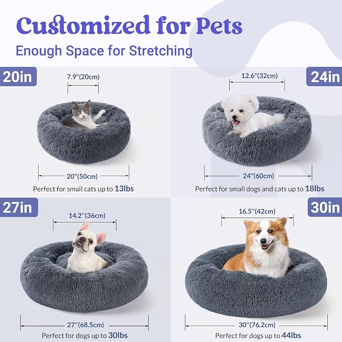rabbitgoo Cat Beds for Indoor Cats, 20 inches Cat Bed Machine Washable - Image 5