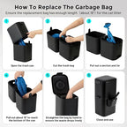 Cat Litter Trash Can for Odor Control, Hands-Free Patent Structure Litter - Image 6