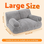 Gimars Upgrade Large Cat Bed for Indoor Cats -Added 10% More Stuff Sponge - Image 6
