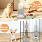 Yummy Sam Hanging Cage Automatic Small Pet Food Bowl Water Bottle Dispenser - Image 7