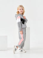 Toddler Baby Girls Clothes Long-sleeve Tie Dye Hoodie Sweatshirt Pants Hooded - Image 2