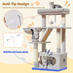 Taoqimiao Cat Tree, 38.2-Inch Cat Tower - Image 7