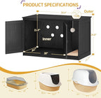 Cat Litter Box Enclosure, Hidden Litter Box Cabinet Furniture - Image 4