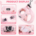 PUPTECK Adjustable Dog Harness Collar and Leash Set Step in No Pull Pet Harness - Image 2