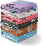 Luciphia 1 Pack 6 Dog Blankets Cat Soft Fluffy Fleece Pet Blanket Warm Cute by luciphia