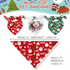 Christmas Dog Bandanas Santa Claus Dogs Scarf - Image 2