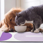 Dog Food Mats for Floors Waterproof, Cat Water Bowl Mats Pet Feeding Absorbent - Image 7