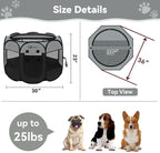 Dog Cat Playpen, Puppy Pet Playpen Indoor - Image 7
