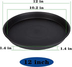 6 Pack of 12 inch Plant Saucer, Heavy Duty Plastic Plant Saucer 12 inch Round - Image 2
