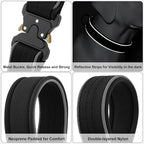 Plutus Pet Tactical Dog Collar, Reflective, Adjustable Heavy Duty Dog Collar - Image 4