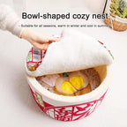 寵幸 Ramen Noodle Dog & Cat Bed, Keep Warm and Super Soft Creative Pet Nest - Image 3