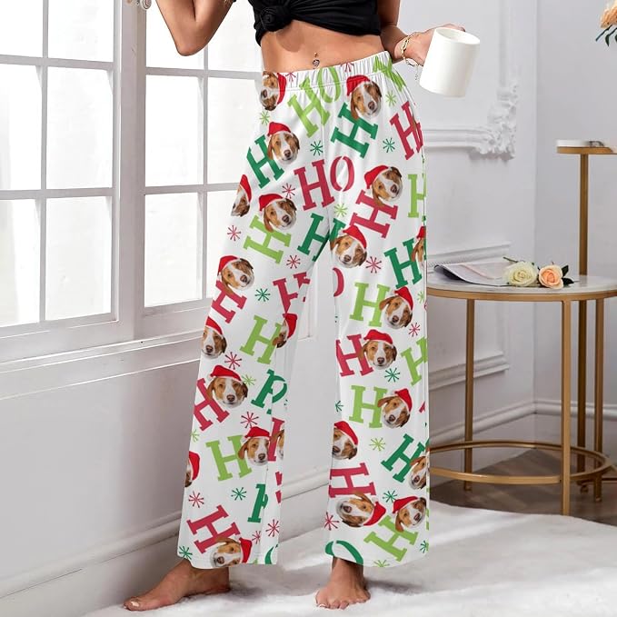Custom Pajamas Pants with Photo - Image 4