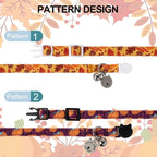Lionet Paws 2pcs Pack Cotton Cat Collar, Breakaway Buckle - Image 4