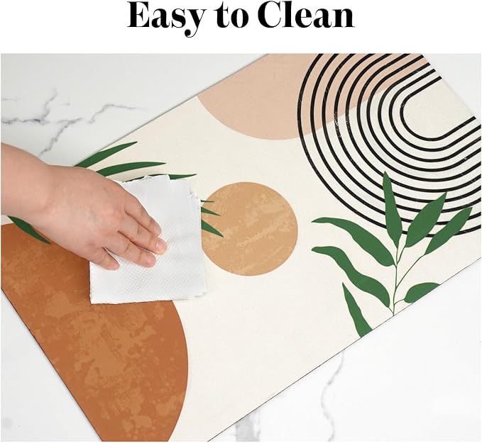 Dog Food Mats for Floors, Absorbent Dog Bowl Mat for Food and Water Dispenser - Image 7