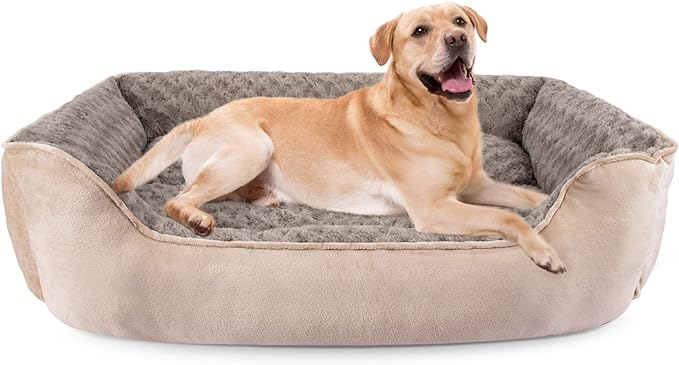 JOEJOY Rectangle Dog Bed for Large Medium Small Dogs by JOEJOY