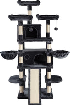 SHA CERLIN 68 Inches Multi-Level Large Cat Tree - Image 9