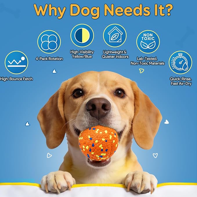 Dog Balls, Indestructible Tennis Balls - Image 4