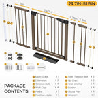 Cumbor 2 Pack 29.7"-51.5" Extra Wide Baby Gate - Image 9