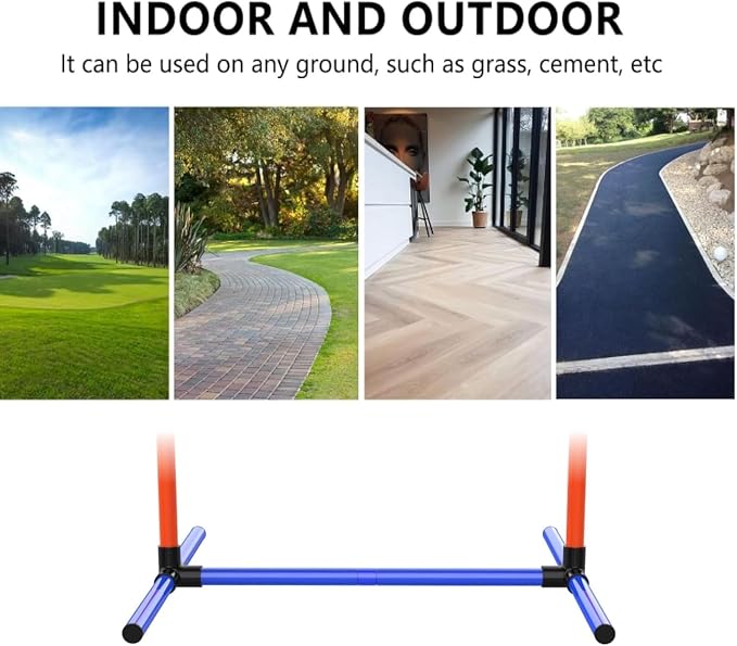 6Set Dog Agility Jumps Hurdle Course Training Equipment - Image 6