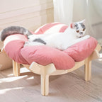 CHEERHOME PETS Elevated Cat Bed Wooden by CHEERPALS