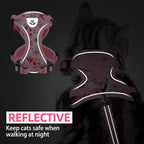 PUPTECK Cat Harness and Leash Set Escape Proof Reflective Cat Walking Harness - Image 7